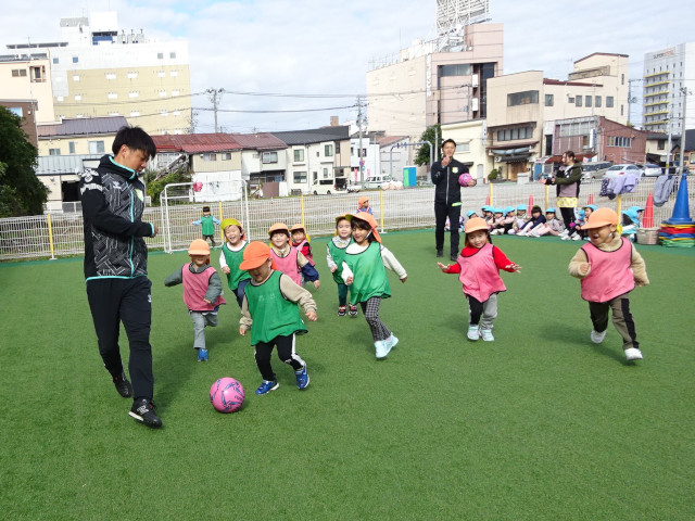 ほうりん保育園 サッカー教室